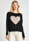 Splendid Avery Heart Sweater
