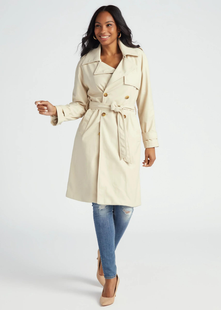 Steve madden clearance ruffle trench coat