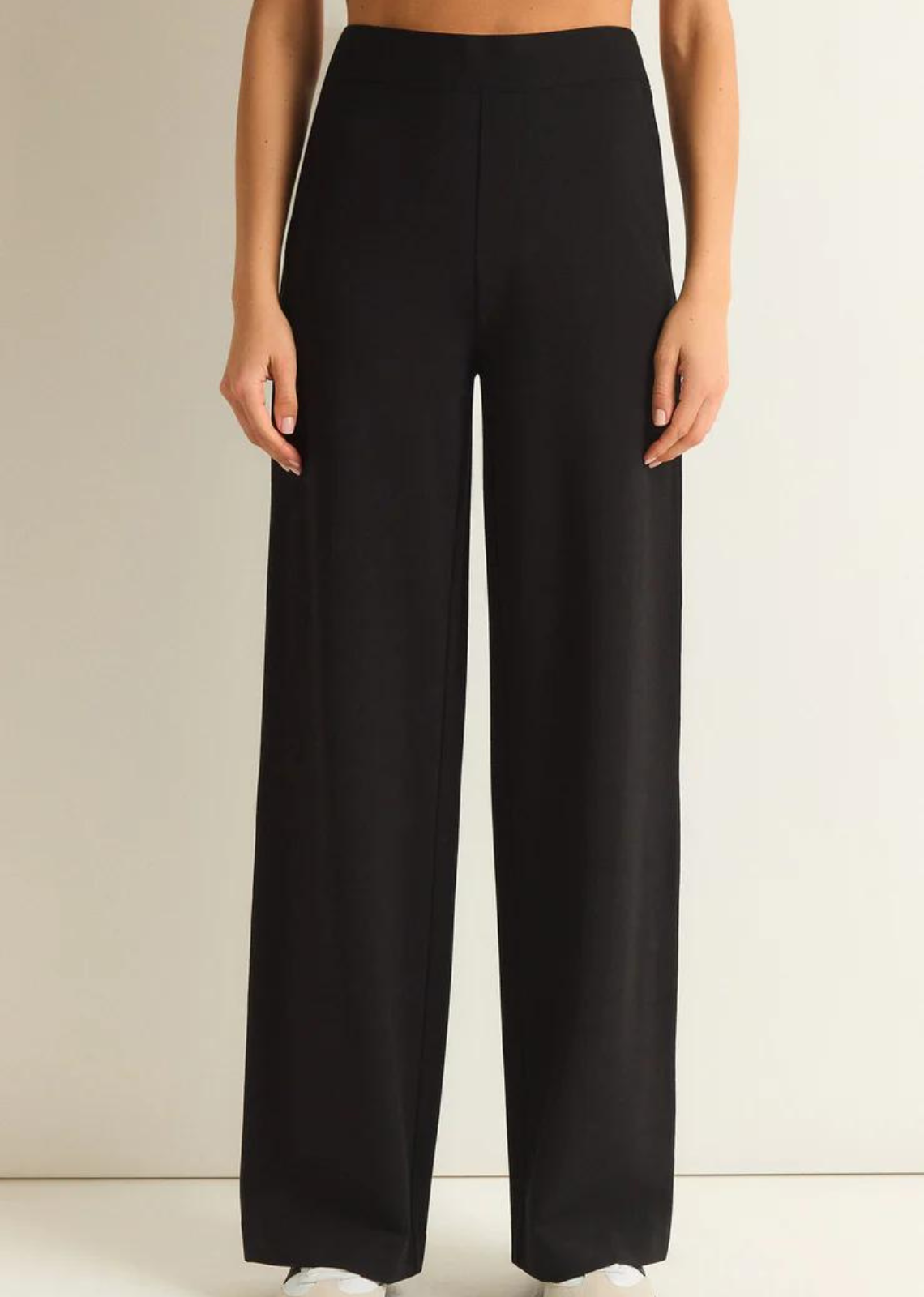 Deluxe Ruched Front High Waist Satin Pants - Fashionaire She